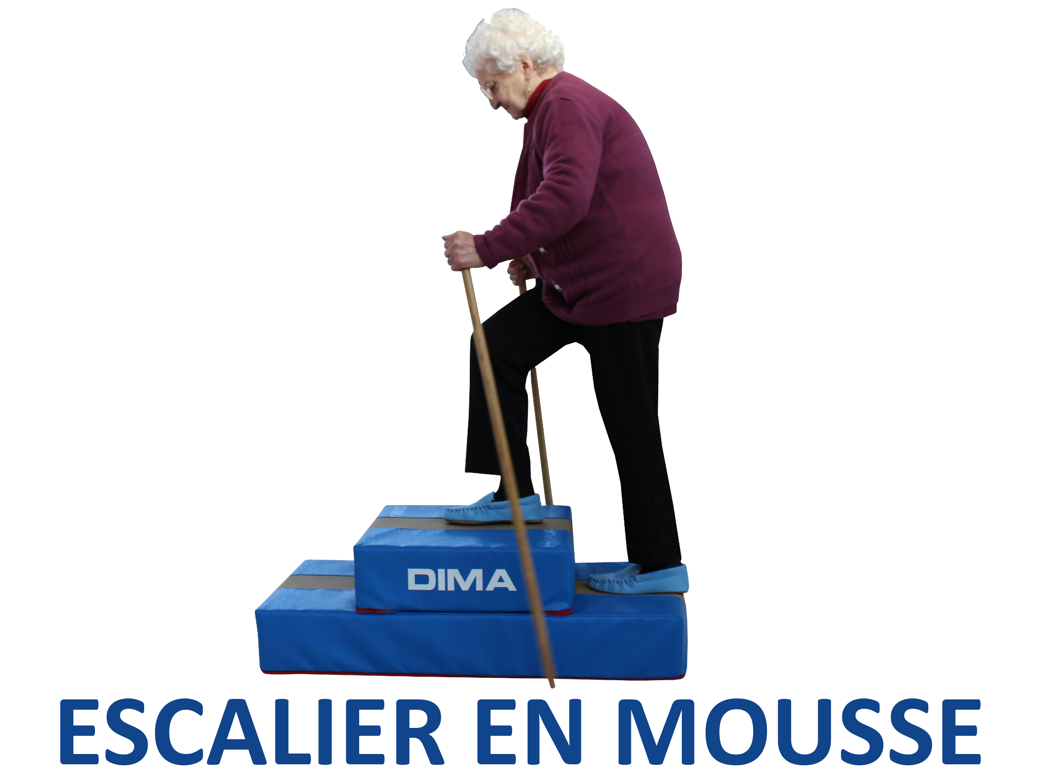 Escalier en mousse